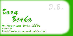 dora berka business card